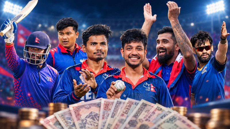 क्रिकेट खेलेरै सर्वाधिक कमाउनेमा सन्दीप, अरु पाँच खेलाडी को कति कमाउँछन् ? [भिडियोसहित]